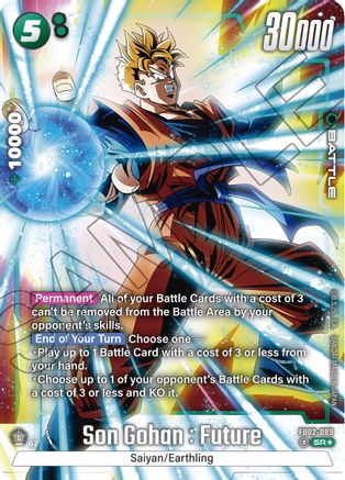 Son Gohan : Future (Alternate Art) (FB02-089) - Blazing Aura Holofoil