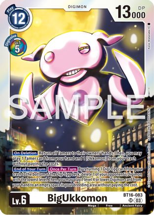 BigUkkomon (BT16-083) - Beginning Observer Foil