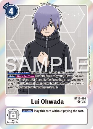 Lui Ohwada (BT16-090) - Beginning Observer Foil