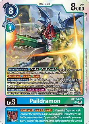 Paildramon (BT16-025) - Beginning Observer Foil