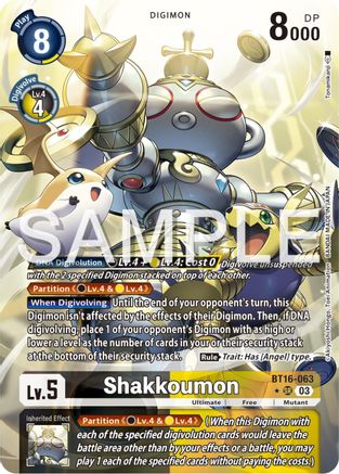 Shakkoumon (Alternate Art) (BT16-063) - Beginning Observer Foil