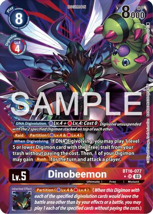 Dinobeemon (Alternate Art) (BT16-077) - Beginning Observer Foil