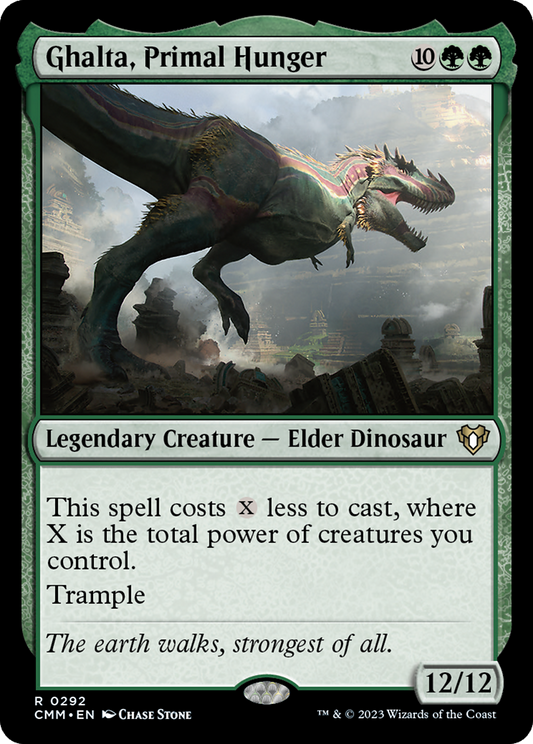 Ghalta, Primal Hunger (CMM-292) - Commander Masters Foil