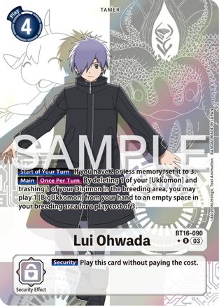 Lui Ohwada (Alternate Art) (BT16-090) - Beginning Observer Foil