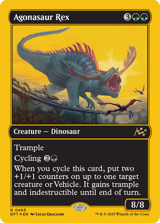 Agonasaur Rex (First-Place Foil) (DFT-465) - Aetherdrift Foil