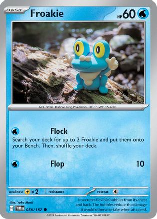 Froakie 56 - SV06 Twilight Masquerade Reverse Holofoil