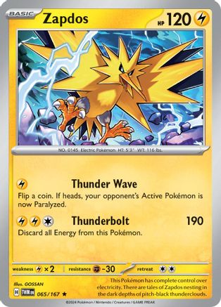 Zapdos 65 - SV06 Twilight Masquerade Holofoil