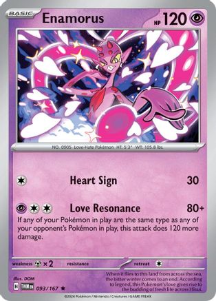 Enamorus - 093/167 93 - SV06 Twilight Masquerade Holofoil