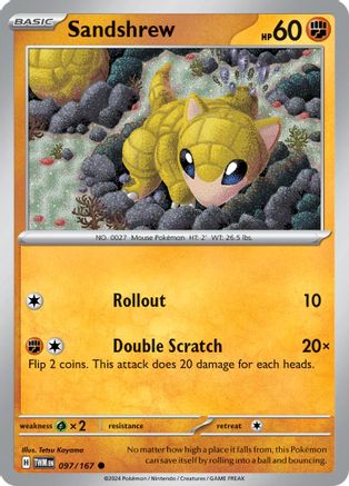 Sandshrew 97 - SV06 Twilight Masquerade