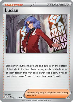 Lucian - 157/167 157 - SV06 Twilight Masquerade Reverse Holofoil