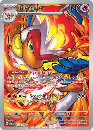 Infernape - 173/167 173 - SV06 Twilight Masquerade Holofoil