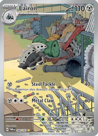 Lairon - 184/167 184 - SV06 Twilight Masquerade Holofoil