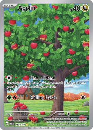 Applin - 185/167 185 - SV06 Twilight Masquerade Holofoil