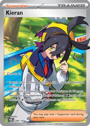Kieran - 206/167 206 - SV06 Twilight Masquerade Holofoil