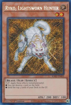 Ryko, Lightsworn Hunter (Secret Rare) (RA02-EN003) - 25th Anniversary Rarity Collection II 1st Edition