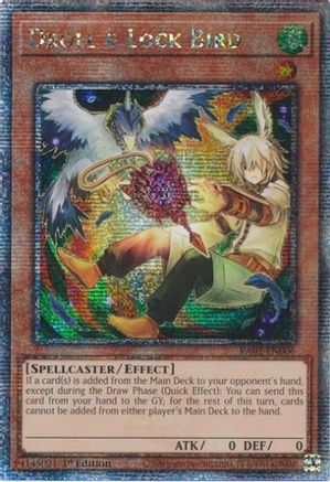 Droll & Lock Bird (Alternate Art) (Quarter Century Secret Rare) (RA02-EN006) - 25th Anniversary Rarity Collection II 1st Edition