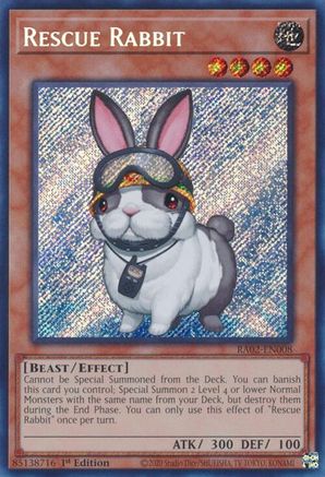 Rescue Rabbit (Secret Rare) (RA02-EN008) - 25th Anniversary Rarity Collection II 1st Edition