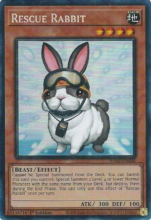 Rescue Rabbit (PCR) (RA02-EN008) - 25th Anniversary Rarity Collection II 1st Edition