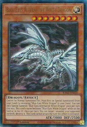 Blue-Eyes Alternative White Dragon (PUR) (RA02-EN010) - 25th Anniversary Rarity Collection II 1st Edition