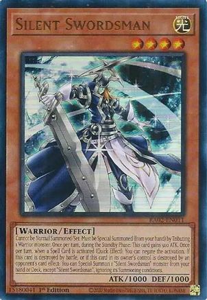 Silent Swordsman (UR) (RA02-EN011) - 25th Anniversary Rarity Collection II 1st Edition