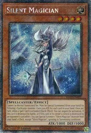 Silent Magician (Platinum Secret Rare) (RA02-EN012) - 25th Anniversary Rarity Collection II 1st Edition