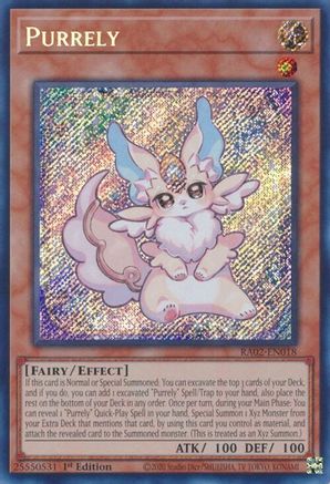 Purrely (Secret Rare) (RA02-EN018) - 25th Anniversary Rarity Collection II 1st Edition
