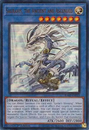 Sauravis, the Ancient and Ascended (UR) (RA02-EN019) - 25th Anniversary Rarity Collection II 1st Edition