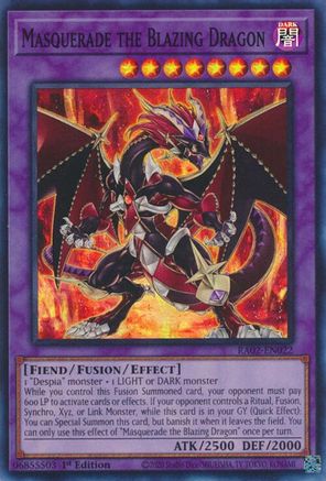 Masquerade the Blazing Dragon (RA02-EN022) - 25th Anniversary Rarity Collection II 1st Edition