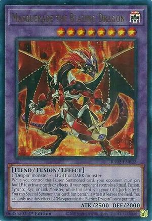 Masquerade the Blazing Dragon (UR) (RA02-EN022) - 25th Anniversary Rarity Collection II 1st Edition