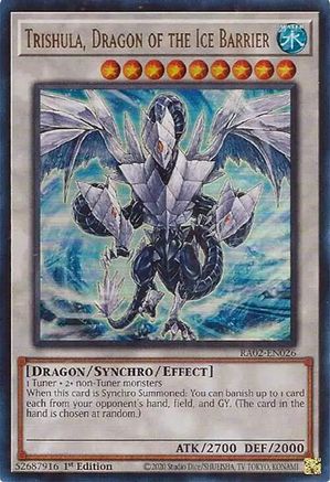 Trishula, Dragon of the Ice Barrier (UR) (RA02-EN026) - 25th Anniversary Rarity Collection II 1st Edition