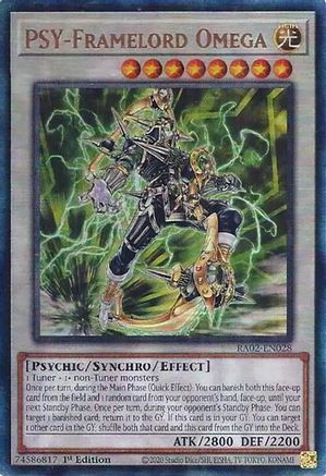 PSY-Framelord Omega (PUR) (RA02-EN028) - 25th Anniversary Rarity Collection II 1st Edition