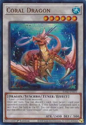 Coral Dragon (UR) (RA02-EN031) - 25th Anniversary Rarity Collection II 1st Edition