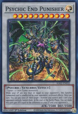 Psychic End Punisher (RA02-EN032) - 25th Anniversary Rarity Collection II 1st Edition