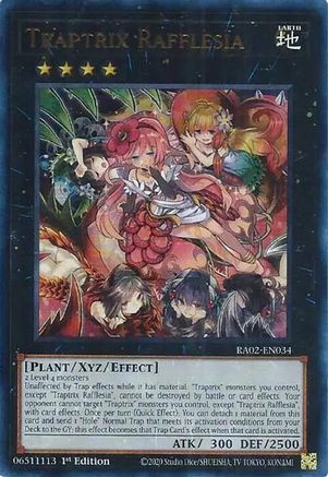 Traptrix Rafflesia (UR) (RA02-EN034) - 25th Anniversary Rarity Collection II 1st Edition