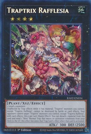 Traptrix Rafflesia (Secret Rare) (RA02-EN034) - 25th Anniversary Rarity Collection II 1st Edition