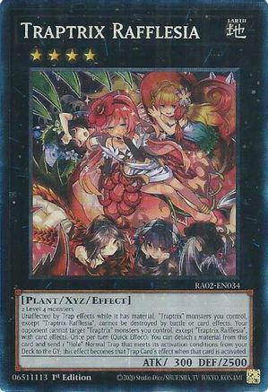 Traptrix Rafflesia (PCR) (RA02-EN034) - 25th Anniversary Rarity Collection II 1st Edition