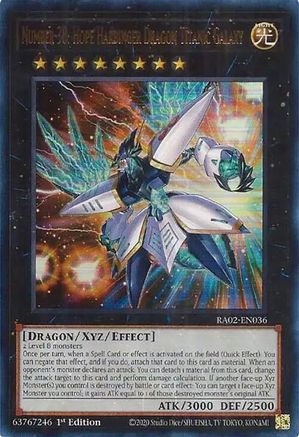 Number 38: Hope Harbinger Dragon Titanic Galaxy (UR) (RA02-EN036) - 25th Anniversary Rarity Collection II 1st Edition