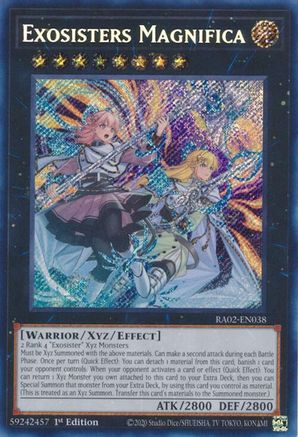 Exosisters Magnifica (Secret Rare) (RA02-EN038) - 25th Anniversary Rarity Collection II 1st Edition