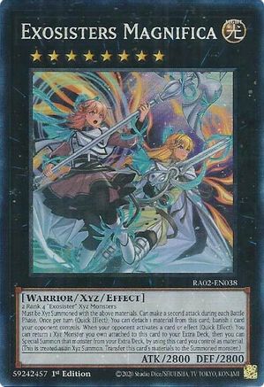 Exosisters Magnifica (PCR) (RA02-EN038) - 25th Anniversary Rarity Collection II 1st Edition