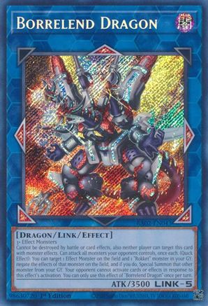 Borrelend Dragon (Secret Rare) (RA02-EN043) - 25th Anniversary Rarity Collection II 1st Edition