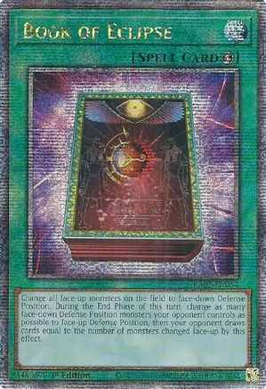 [Consignment] Book of Eclipse (Quarter Century Secret Rare) (RA02-EN054) - 25th Anniversary Rarity Collection II 1st Edition