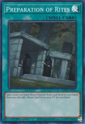 Preparation of Rites (RA02-EN056) - 25th Anniversary Rarity Collection II 1st Edition