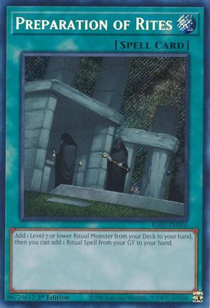 Preparation of Rites (Secret Rare) (RA02-EN056) - 25th Anniversary Rarity Collection II 1st Edition