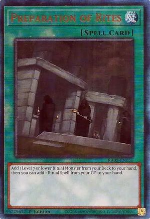 Preparation of Rites (PUR) (RA02-EN056) - 25th Anniversary Rarity Collection II 1st Edition