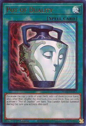 Pot of Duality (UR) (RA02-EN057) - 25th Anniversary Rarity Collection II 1st Edition