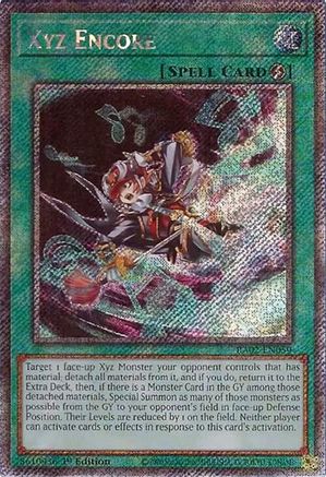 Xyz Encore (Platinum Secret Rare) (RA02-EN059) - 25th Anniversary Rarity Collection II 1st Edition