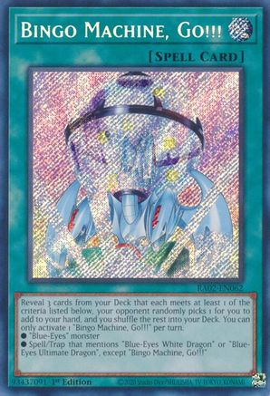 Bingo Machine, Go!!! (Secret Rare) (RA02-EN062) - 25th Anniversary Rarity Collection II 1st Edition