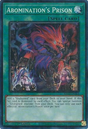Abomination's Prison (PCR) (RA02-EN064) - 25th Anniversary Rarity Collection II 1st Edition
