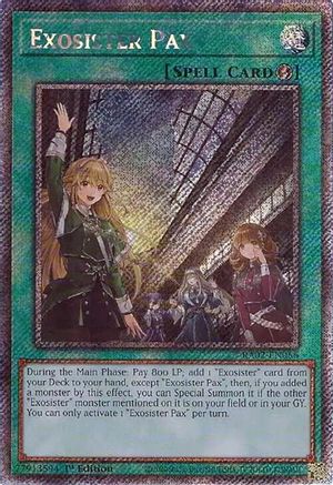 Exosister Pax (Platinum Secret Rare) (RA02-EN066) - 25th Anniversary Rarity Collection II 1st Edition