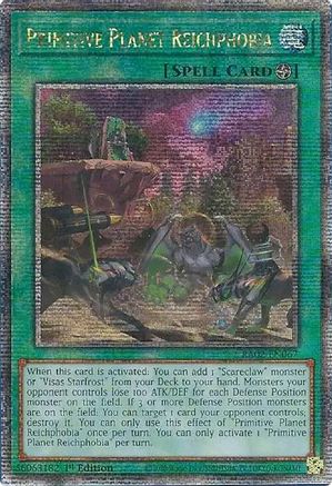Primitive Planet Reichphobia (Quarter Century Secret Rare) (RA02-EN067) - 25th Anniversary Rarity Collection II 1st Edition